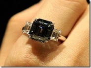 The Blue Diamond ring priced at 7.98 million